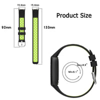 Thumbnail for Dual Color Sport Straps for Fitbit Luxe - watchband.direct