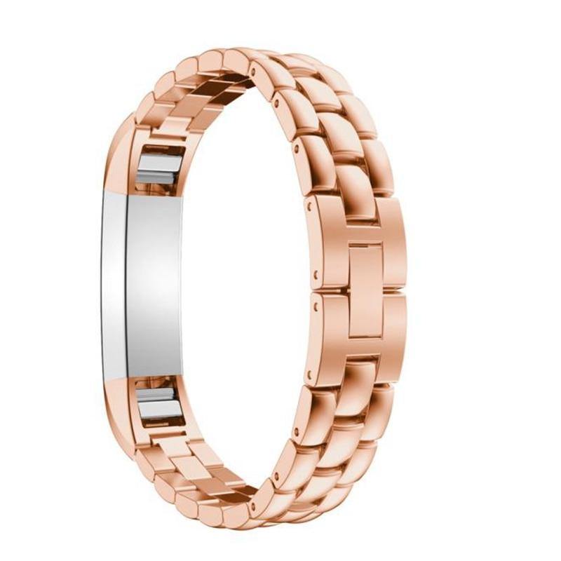 Fashion Link Stainless Steel Strap for Fitbit Alta / HR - watchband.direct