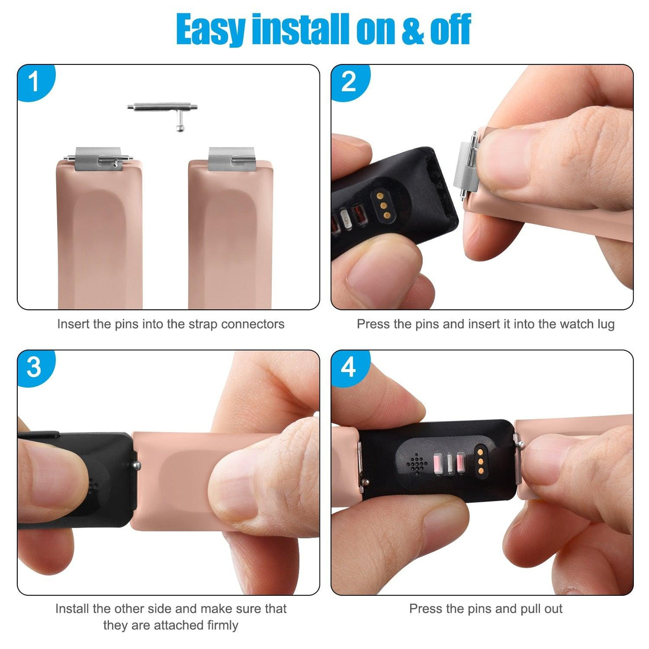 Fitbit Inspire Silicone Bracelet - watchband.direct