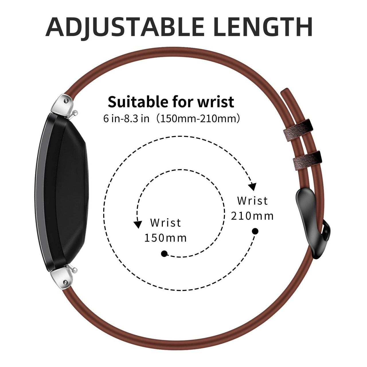 Genuine Leather Strap for Fitbit Inspire / Ace - watchband.direct