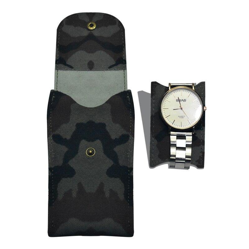 Genuine Leather Watch Case Lichee Pattern - watchband.direct