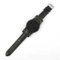 Thumbnail for Gloss Genuine Leather Bund Strap - watchband.direct