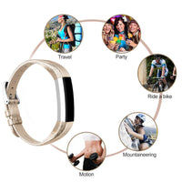 Thumbnail for Glowing Leather Band for Fitbit Alta / HR - watchband.direct
