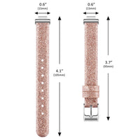 Thumbnail for Glowing Leather Strap for Fitbit Inspire - watchband.direct