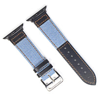 Thumbnail for Leather Jeans Hybrid Watch Band for Apple Watch - watchband.direct