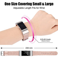 Thumbnail for Luxury Leather Strap for Fitbit Charge 2 - watchband.direct