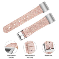 Thumbnail for Luxury Leather Strap for Fitbit Charge 2 - watchband.direct