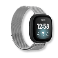 Thumbnail for Magnet Lock Metal Strap for Fitbit Versa 3 / Sense - watchband.direct