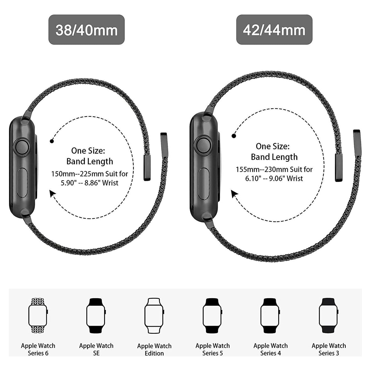 Magnetic Loop Strap for Apple Watch - watchband.direct