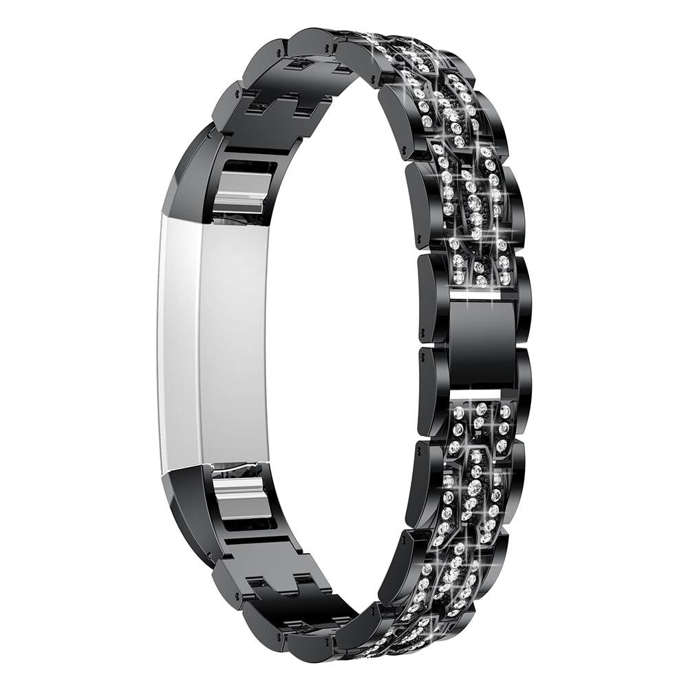 Metal Iced Strap for Fitbit Alta / HR - watchband.direct
