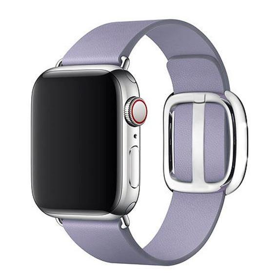 Modern Sleek Leather Apple Watch Strap - watchband.direct