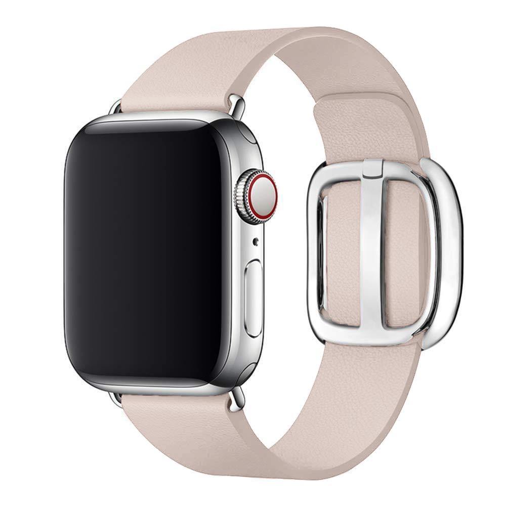 Modern Sleek Leather Apple Watch Strap - watchband.direct