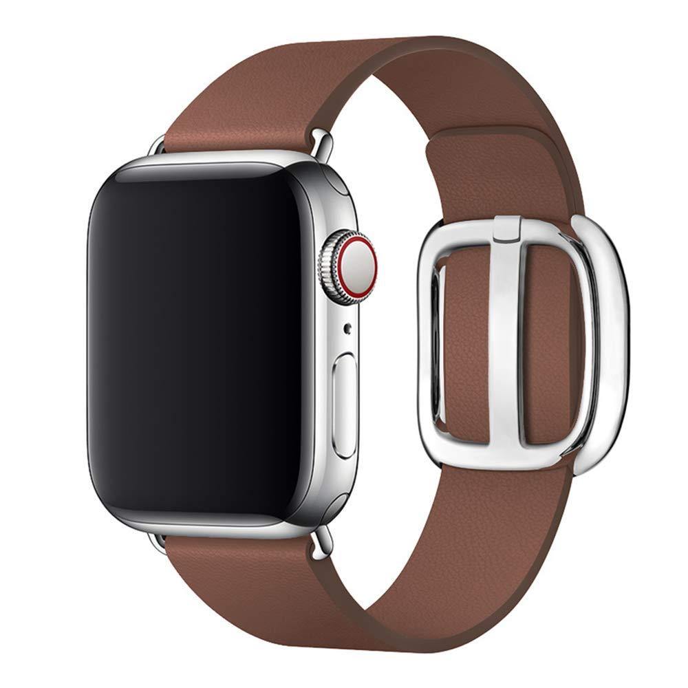 Modern Sleek Leather Apple Watch Strap - watchband.direct