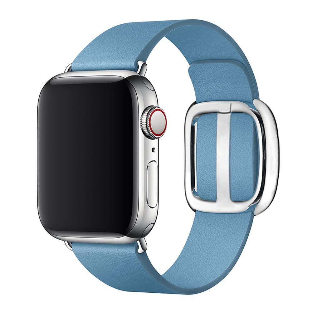 Modern Sleek Leather Apple Watch Strap - watchband.direct