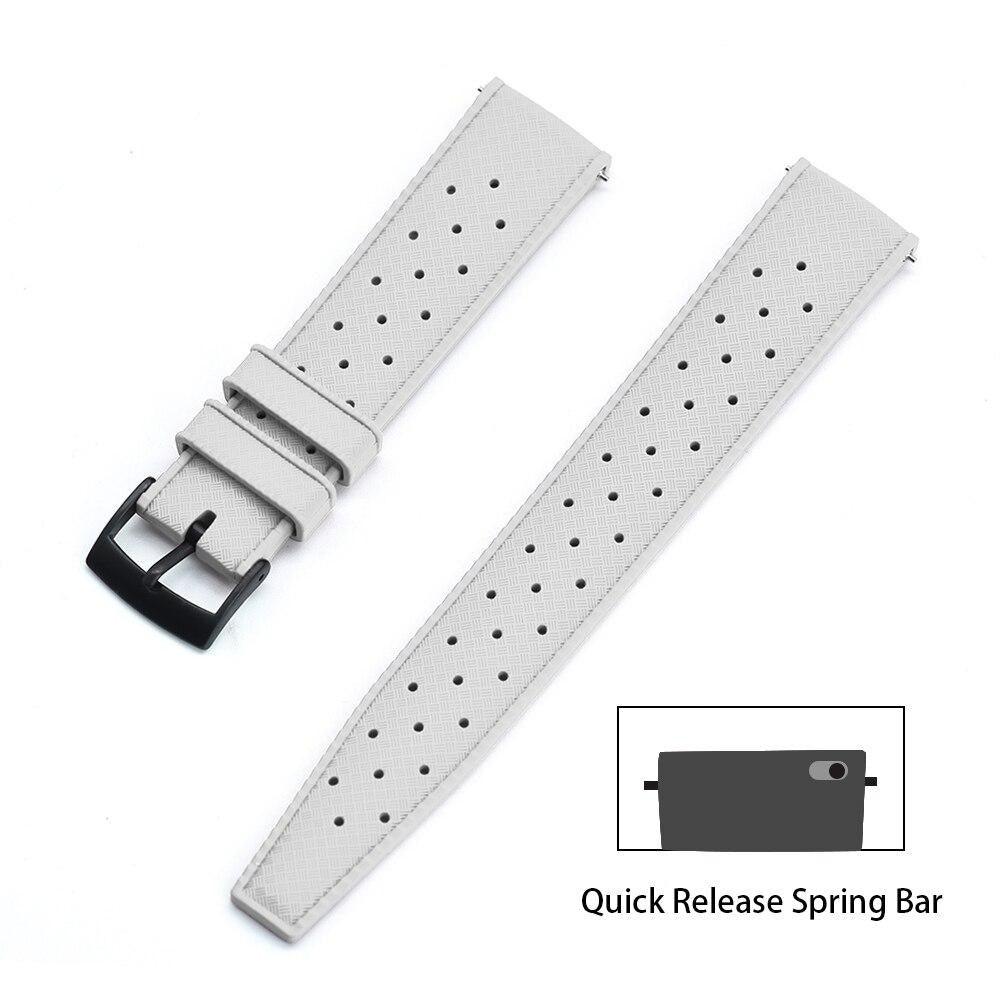 Premium-Grade Tropic Rubber Watch Strap with Quick-Release - watchband.direct