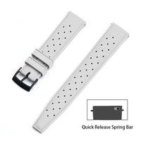 Thumbnail for Premium-Grade Tropic Rubber Watch Strap with Quick-Release - watchband.direct