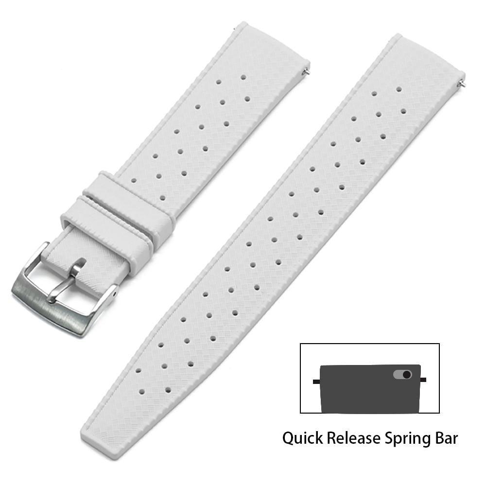 Premium-Grade Tropic Rubber Watch Strap with Quick-Release - watchband.direct