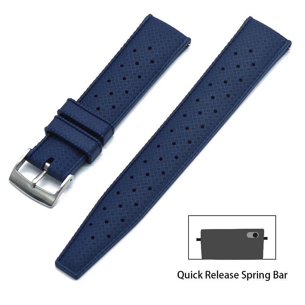 Premium-Grade Tropic Rubber Watch Strap with Quick-Release - watchband.direct