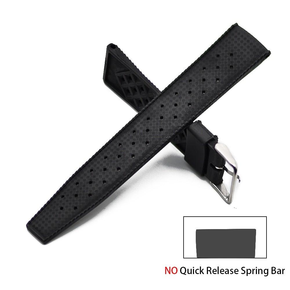 Premium-Grade Tropic Rubber Watch Strap with Quick-Release - watchband.direct