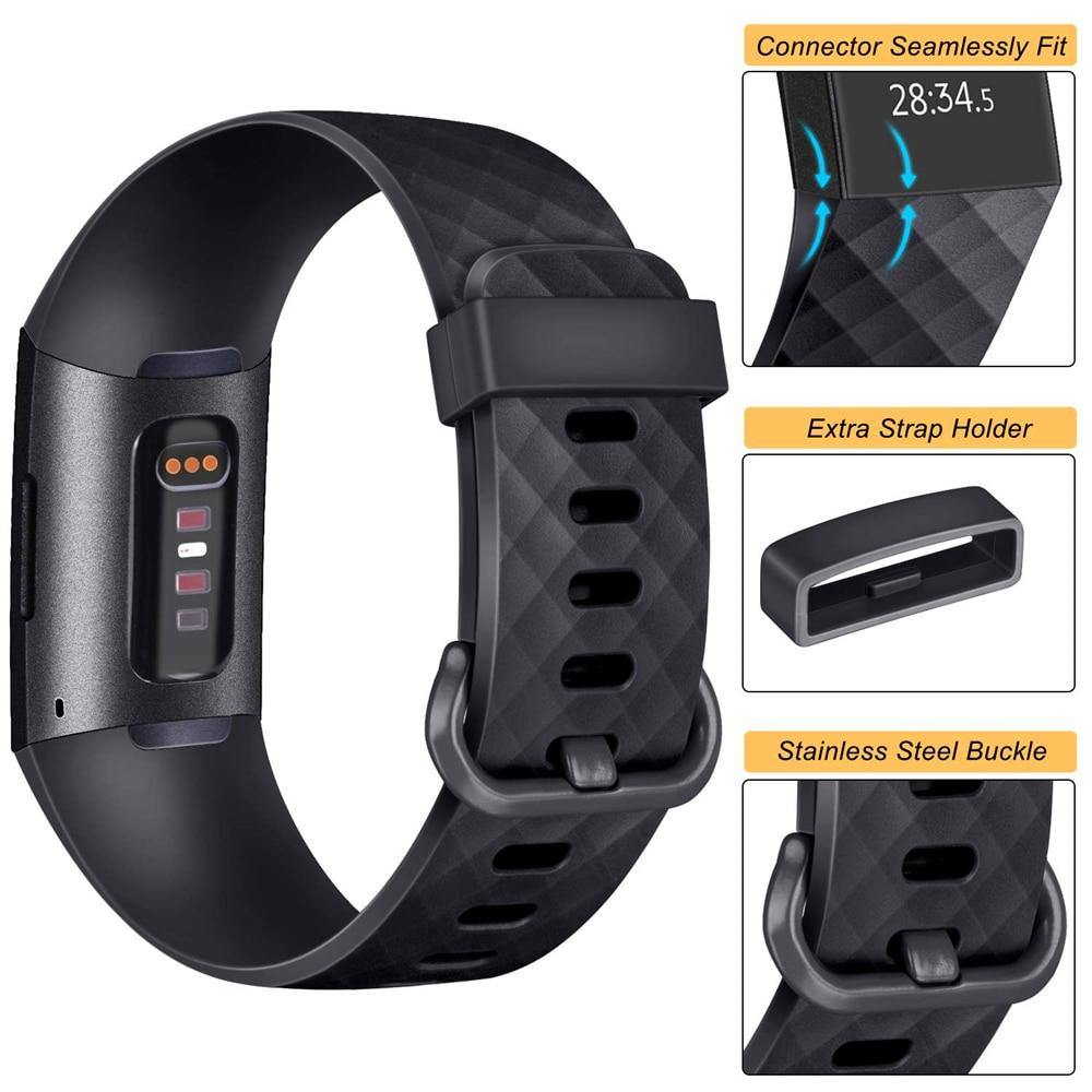 Replacement Wrist Strap for Fitbit Charge 3 / 4 - watchband.direct