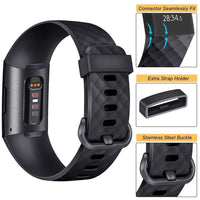 Thumbnail for Replacement Wrist Strap for Fitbit Charge 3 / 4 - watchband.direct