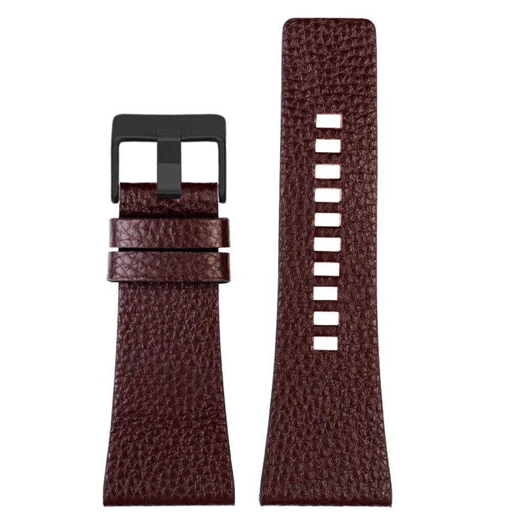 Retro Genuine Leather Wrist Band for Diesel - watchband.direct