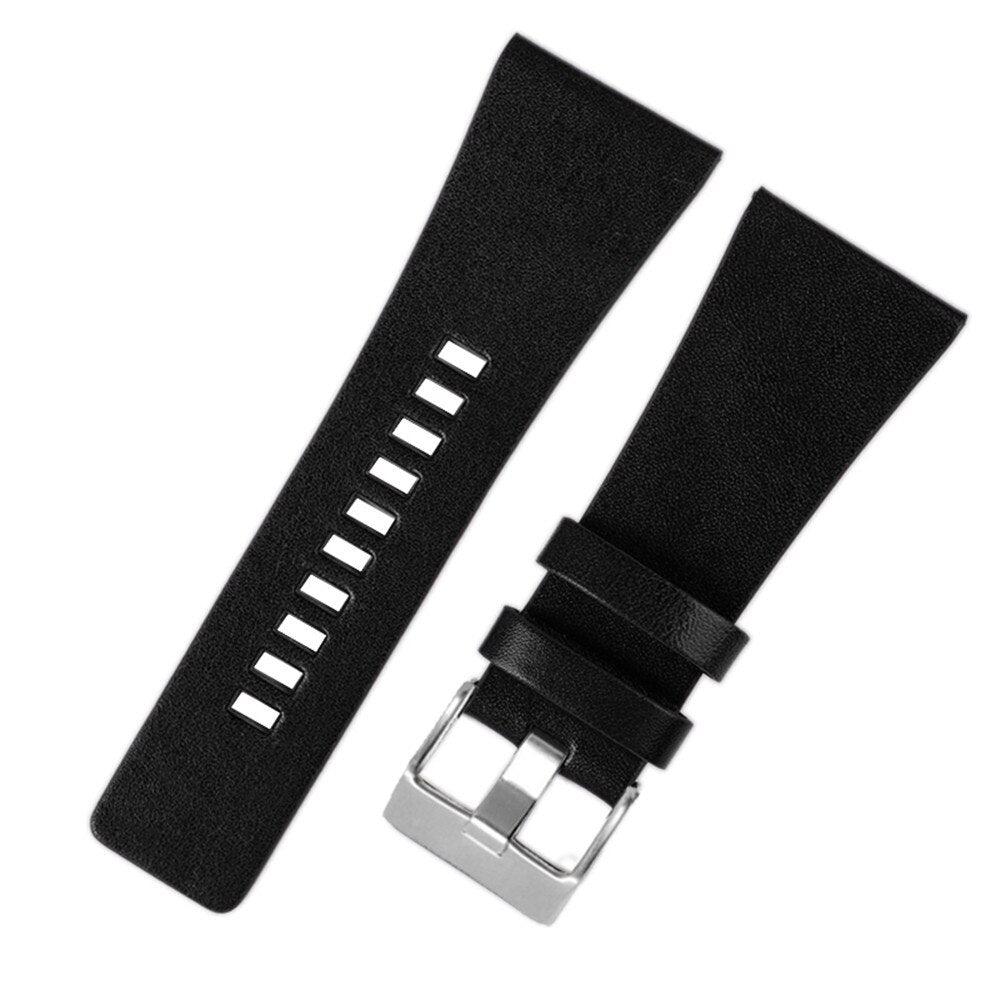 Retro Genuine Leather Wrist Band for Diesel - watchband.direct