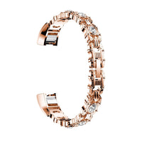 Thumbnail for Rhinestone Stainless Steel Bracelet for Fitbit Alta / HR - watchband.direct