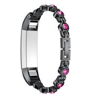Thumbnail for Rhinestones Stainless Steel Strap for Fitbit Alta / HR - watchband.direct