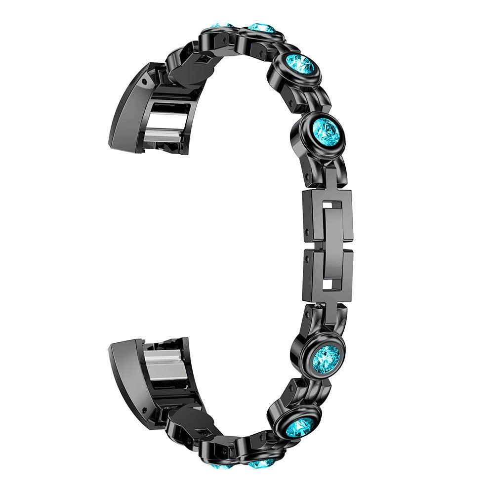 Rhinestones Stainless Steel Strap for Fitbit Alta / HR - watchband.direct