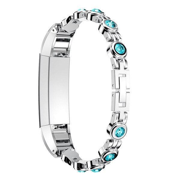 Rhinestones Stainless Steel Strap for Fitbit Alta / HR - watchband.direct