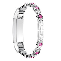 Thumbnail for Rhinestones Stainless Steel Strap for Fitbit Alta / HR - watchband.direct