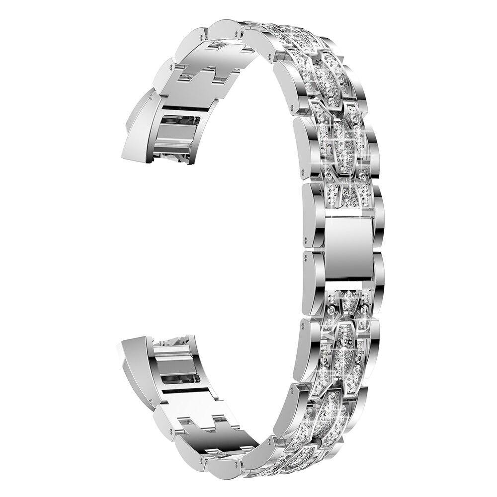 Shiny Stainless Steel Replacement Bracelet for Fitbit Alta / HR - watchband.direct