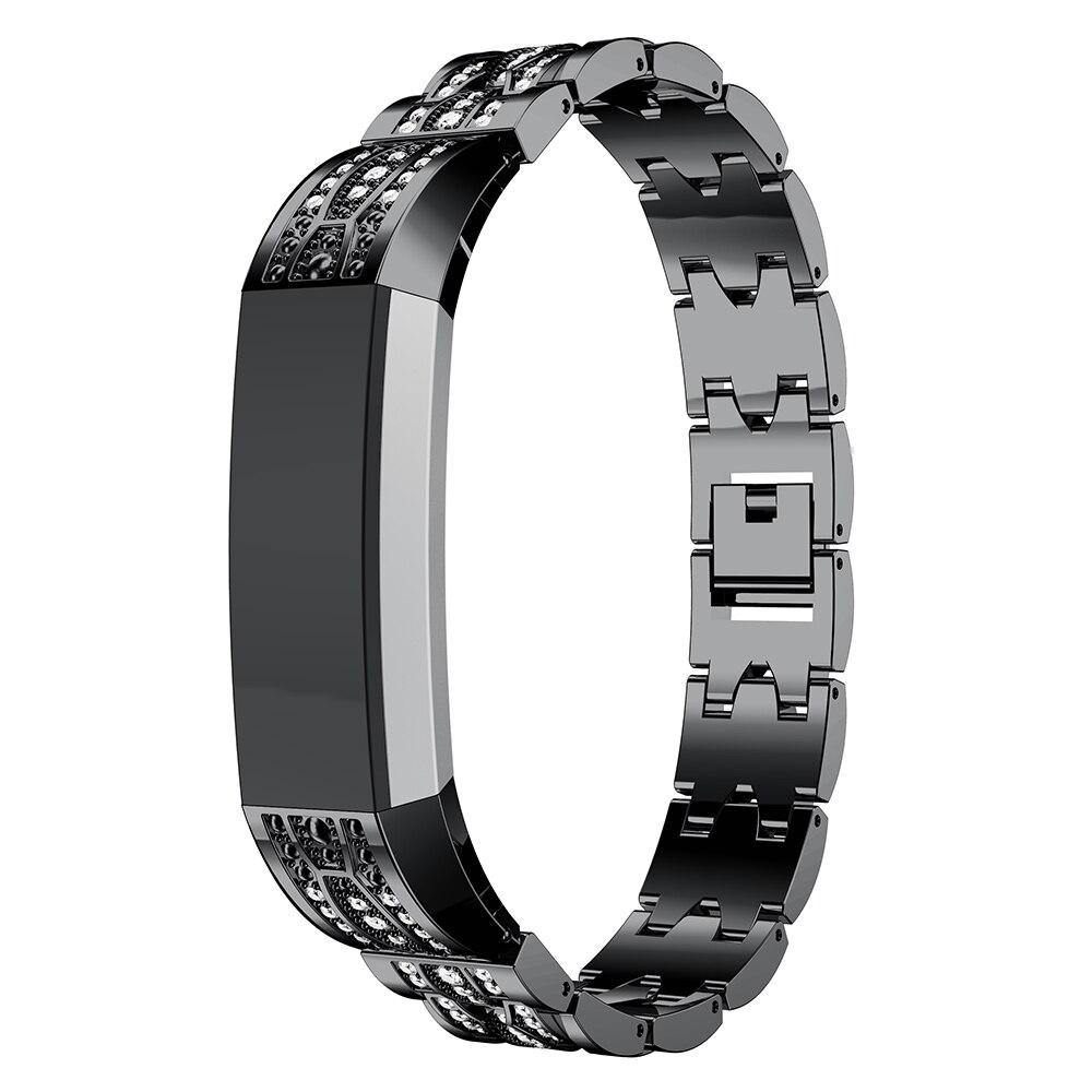 Shiny Stainless Steel Replacement Bracelet for Fitbit Alta / HR - watchband.direct