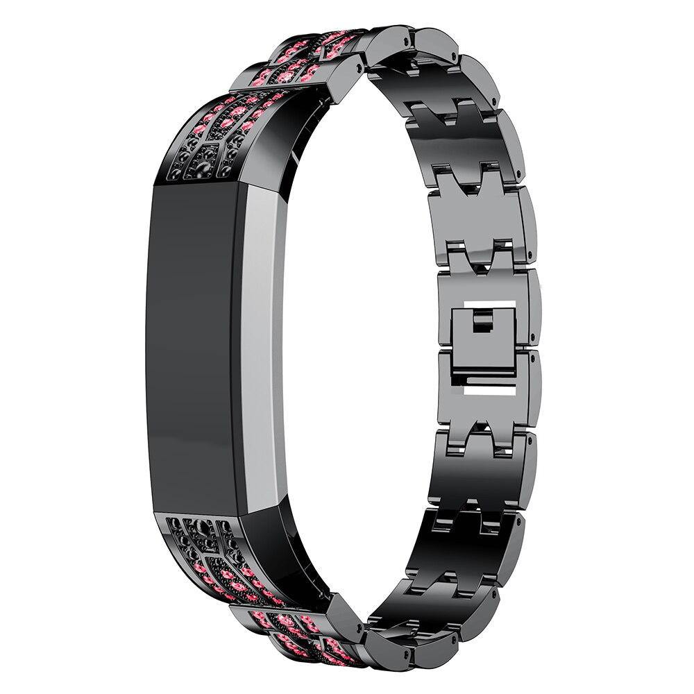 Shiny Stainless Steel Replacement Bracelet for Fitbit Alta / HR - watchband.direct