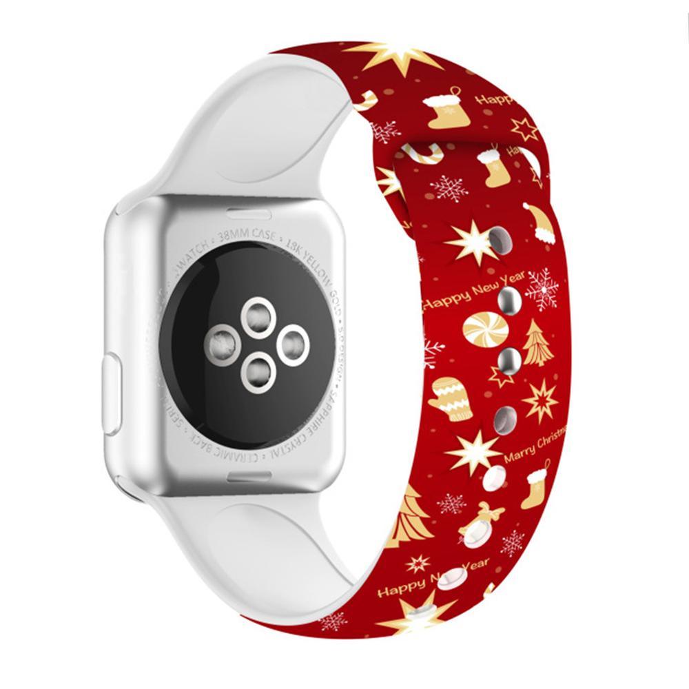 Silicone Christmas Strap For Apple Watch - watchband.direct