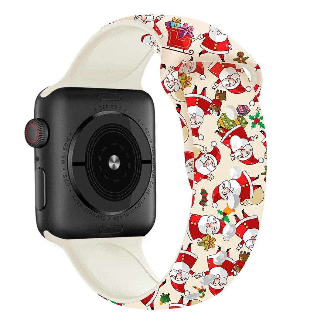 Silicone Christmas Strap For Apple Watch - watchband.direct