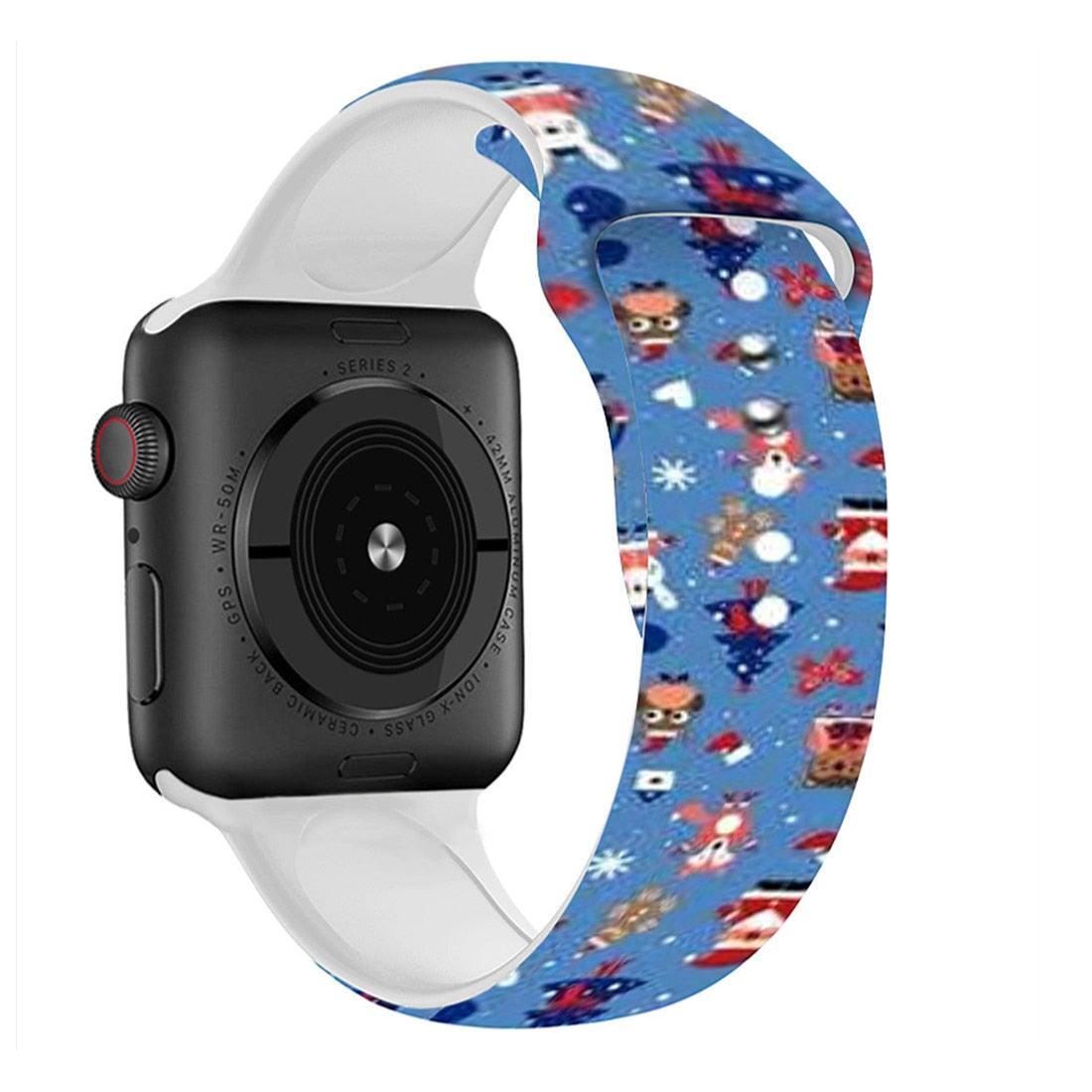 Silicone Christmas Strap For Apple Watch - watchband.direct