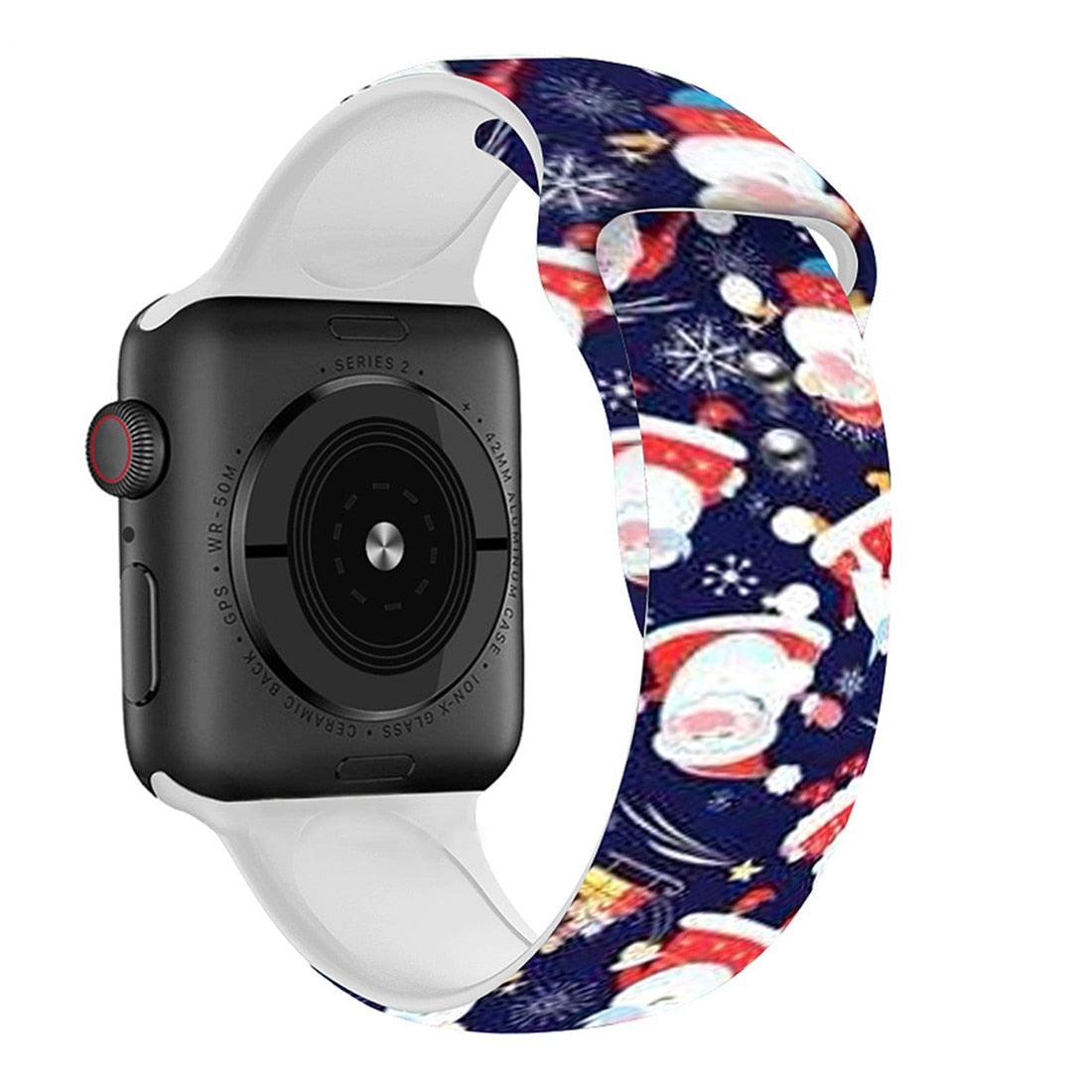 Silicone Christmas Strap For Apple Watch - watchband.direct