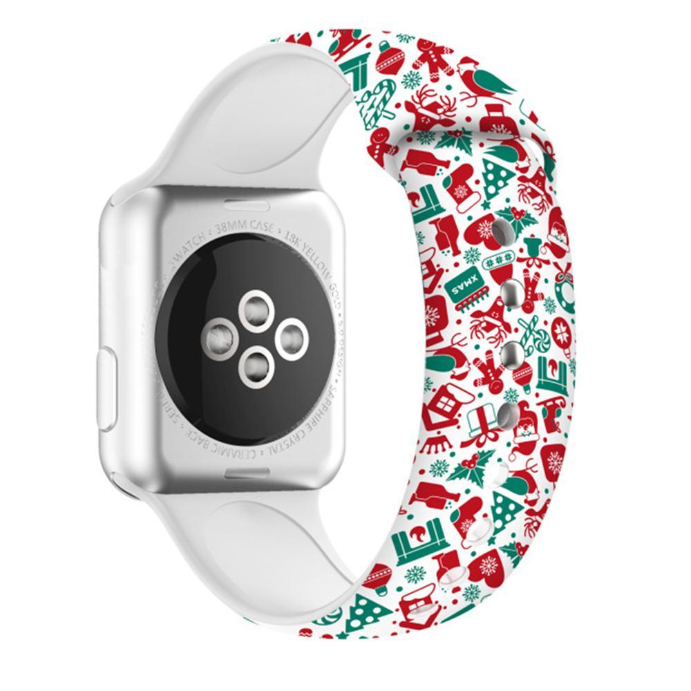 Silicone Christmas Strap For Apple Watch - watchband.direct