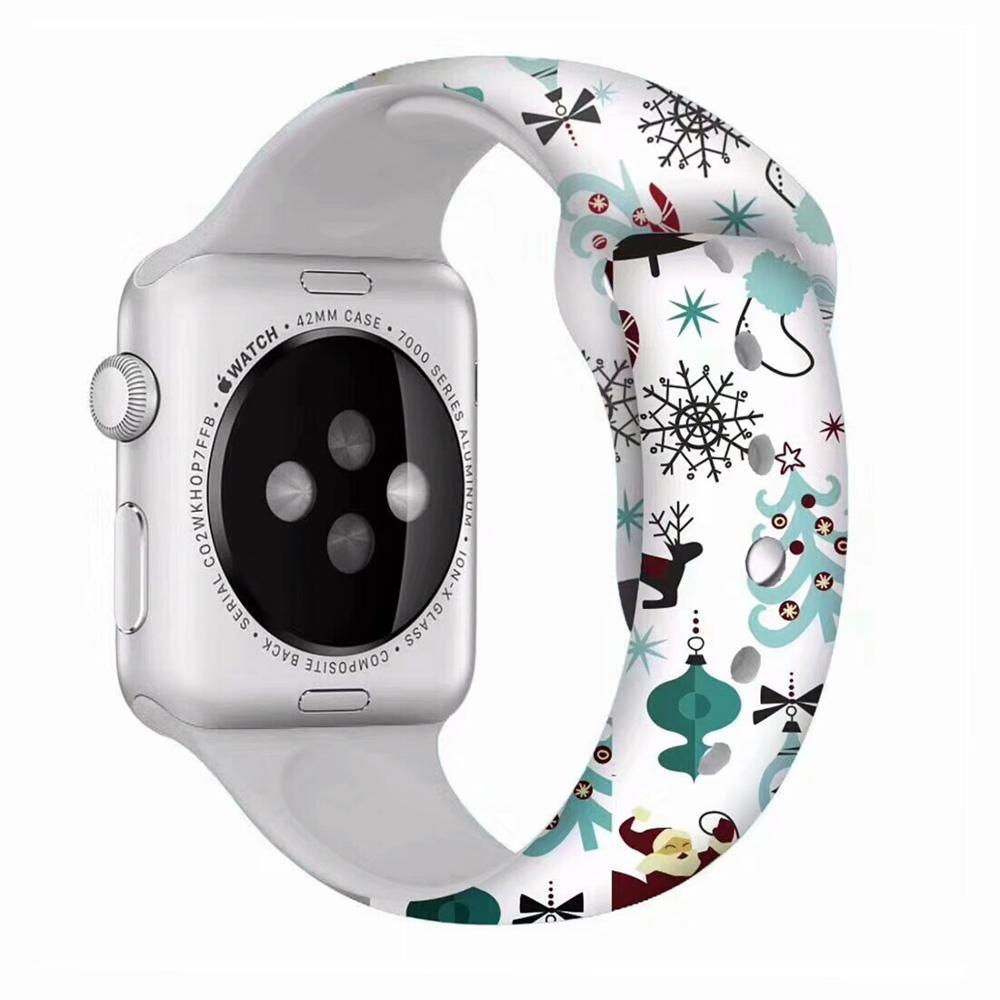 Silicone Christmas Strap For Apple Watch - watchband.direct