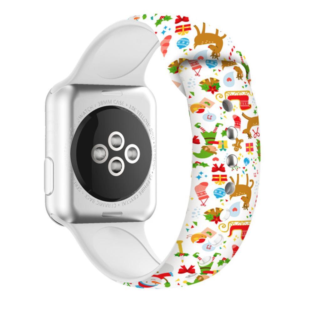 Silicone Christmas Strap For Apple Watch - watchband.direct