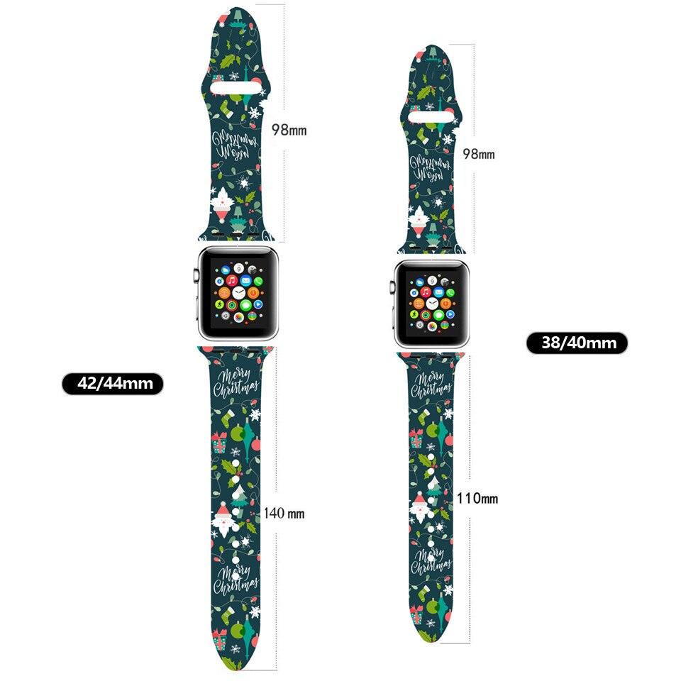 Silicone Christmas Strap For Apple Watch - watchband.direct