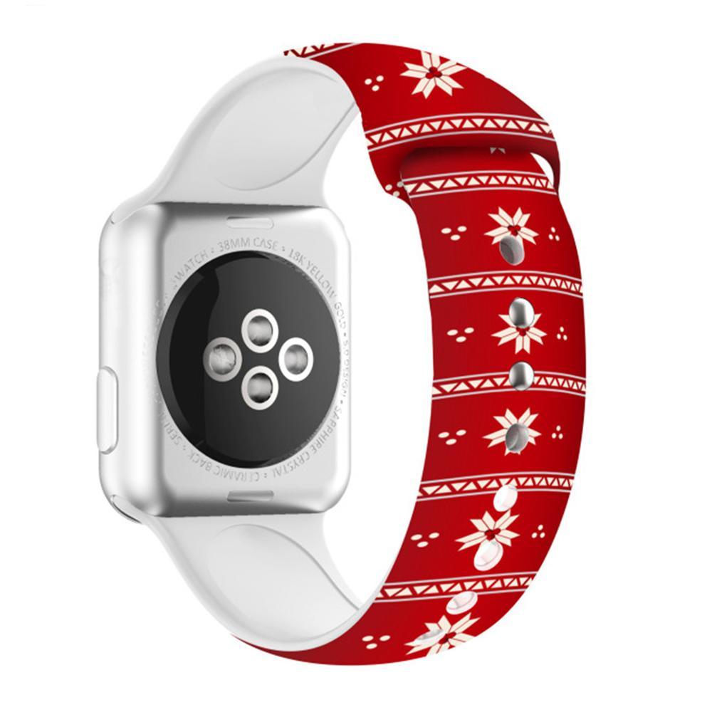 Silicone Christmas Strap For Apple Watch - watchband.direct