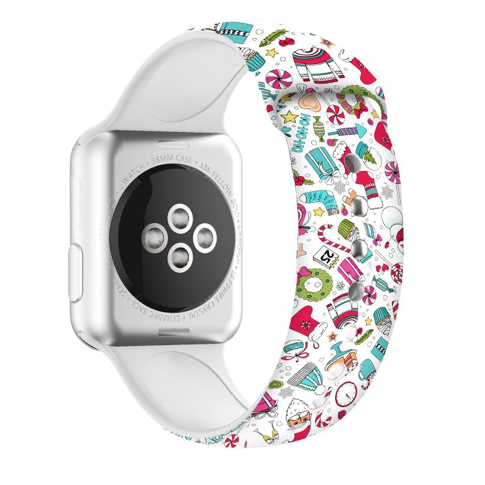 Silicone Christmas Strap For Apple Watch - watchband.direct