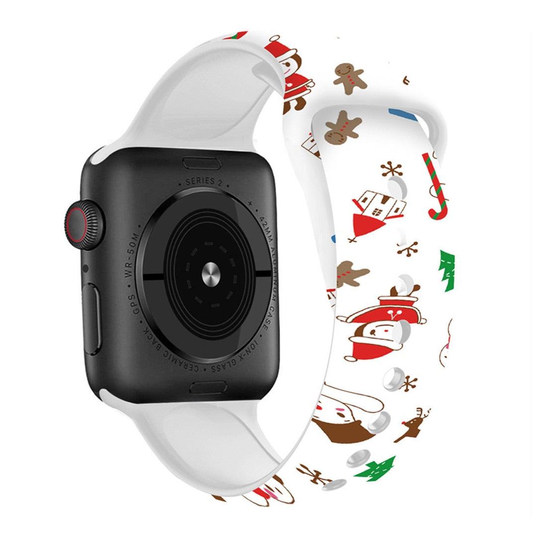 Silicone Christmas Strap For Apple Watch - watchband.direct