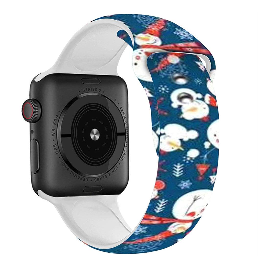 Silicone Christmas Strap For Apple Watch - watchband.direct