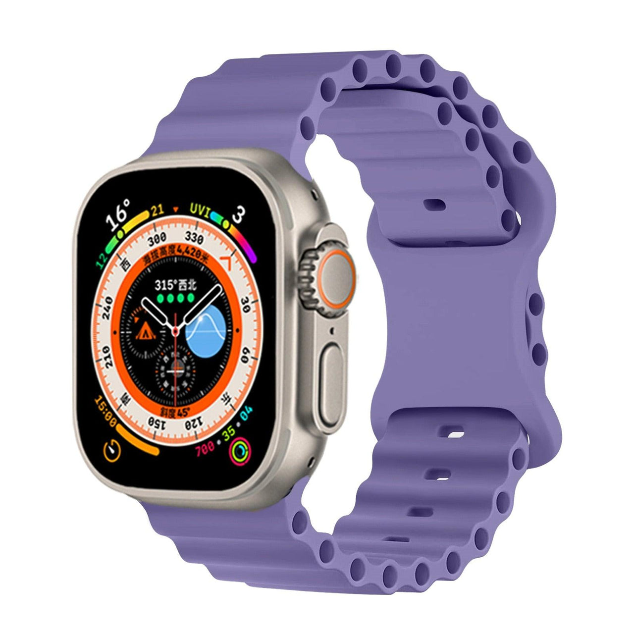 Silicone Ocean strap For Apple Watch - watchband.direct