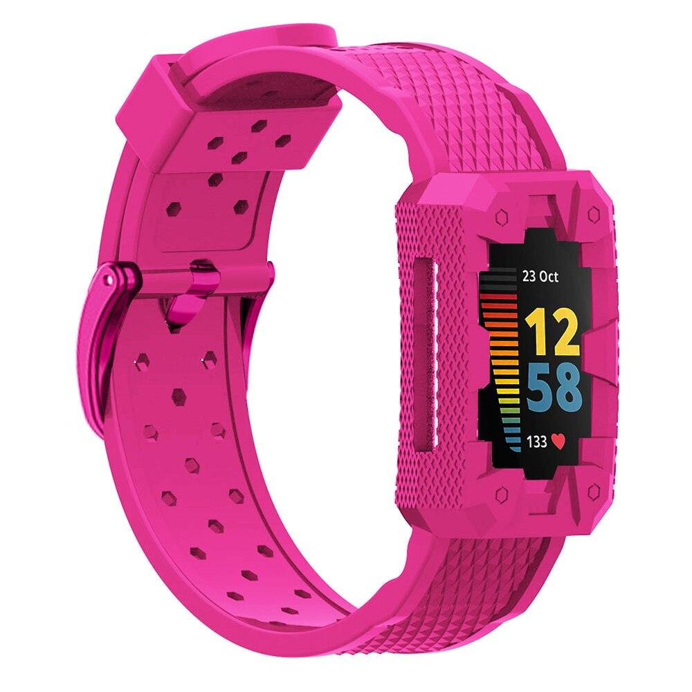 Silicone Sport Band with Case for Fitbit Charge 5 / 6 - watchband.direct