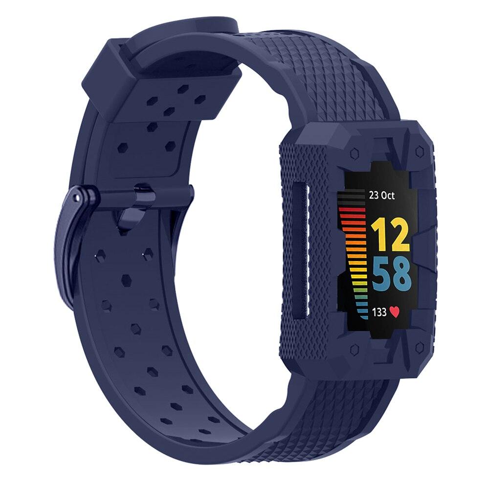 Silicone Sport Band with Case for Fitbit Charge 5 / 6 - watchband.direct